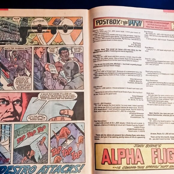 G.I. JOE-A REAL AMERICAN HERO! Set of 6 Comic Books 1980s - Picture 9 of 10